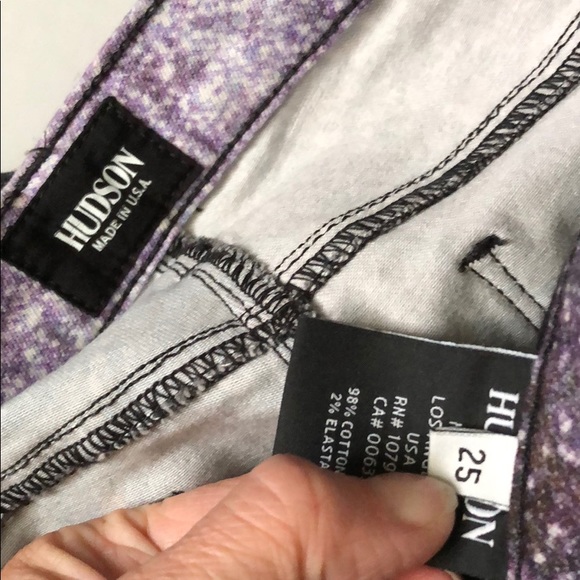 Hudson purple City New York Jeans! - Picture 4 of 8